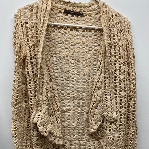 Anthropologie Hazel Crochet Cardigan